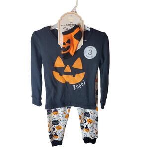 Modern Kids 2T 3-Piece Pajama Set, NWT, Halloween Pumpkin